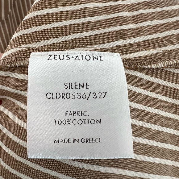 Zeus + Dione Beige Striped Maxi Dress - Picture 5 of 5